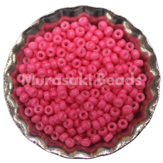 Murasaki Glass Seed Beads Size 11 - 415 Atomic Pink