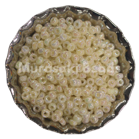 Murasaki Glass Seed Beads Size 11 - 421 Ivory Luster