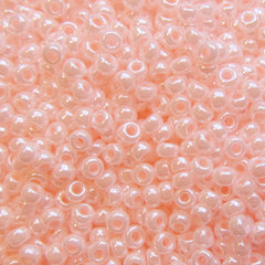 Murasaki Glass Seed Beads Size 11 - 427 Baby Pink Luster