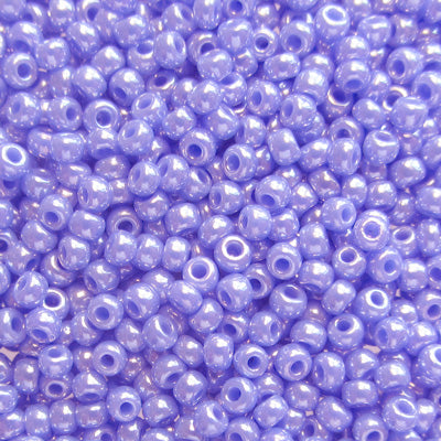 Murasaki Glass Seed Beads Size 11 - 430D Periwinkle Luster