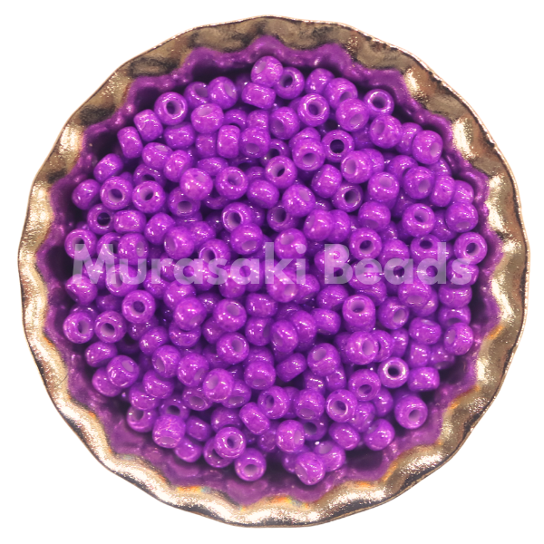 Murasaki Glass Seed Beads Size 11 - 438 Purple Luster