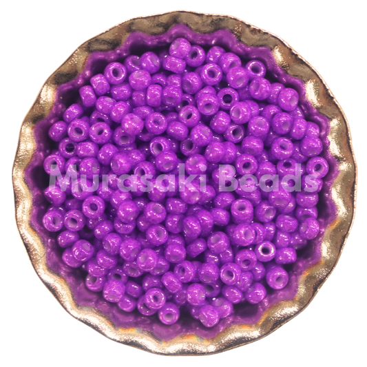 Murasaki Glass Seed Beads Size 11 - 438 Purple Luster