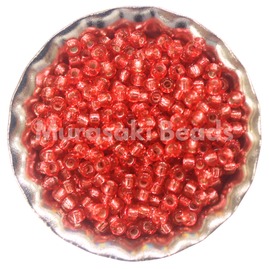 Murasaki Glass Seed Beads Size 11 - 44 Salmon