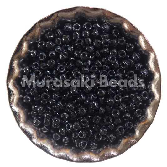 Murasaki Glass Seed Beads Size 11 - 451 Gunmetal Luster