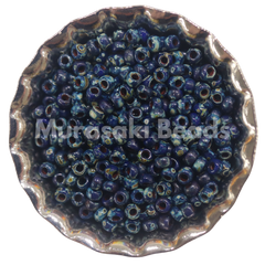 Murasaki Glass Seed Beads Size 11 - 4518 Cobalt Picasso
