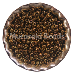 Murasaki Glass Seed Beads Size 11 - 457 Gold