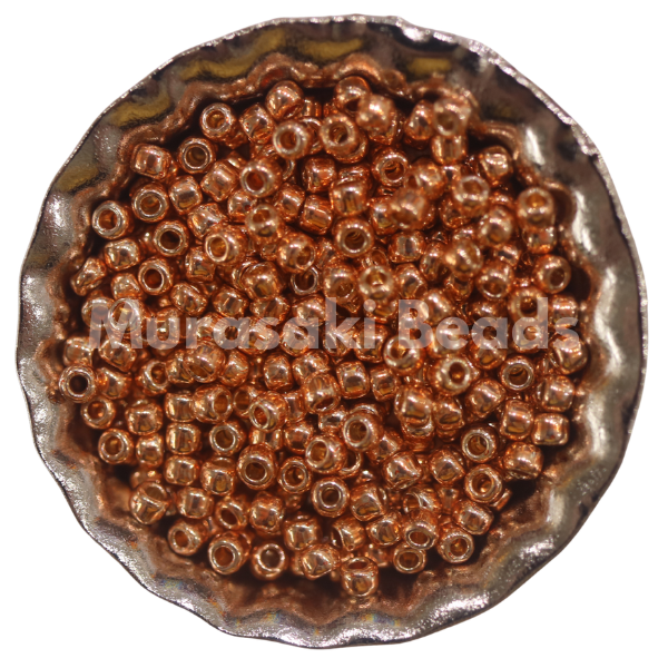 Murasaki Glass Seed Beads Size 11 - 481P Rose Gold