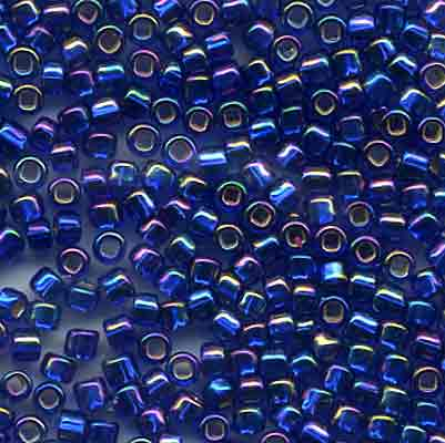 Murasaki Glass Seed Beads Size 11 - 641 Dark Sapphire Iridescent