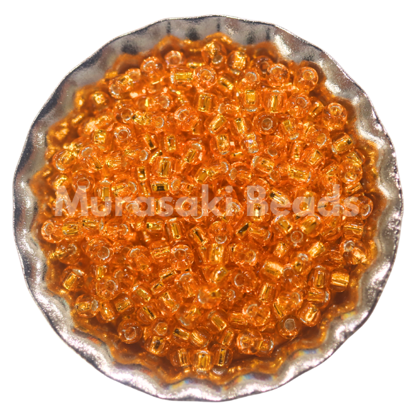 Murasaki Glass Seed Beads Size 11 - 8 Orange