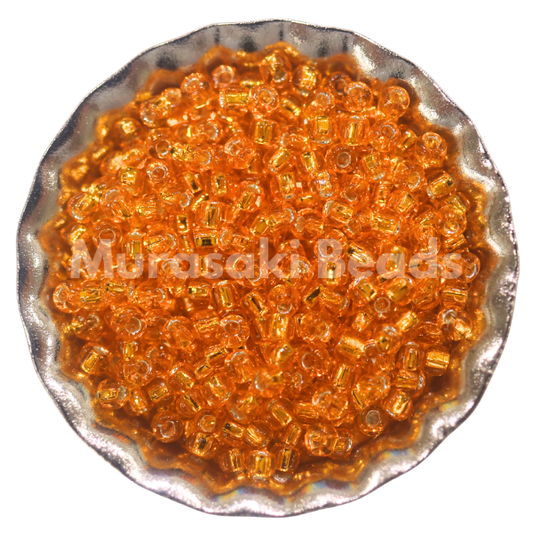 Murasaki Glass Seed Beads Size 11 - 8 Orange