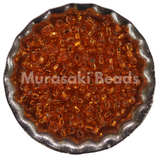 Murasaki Glass Seed Beads Size 11 - 9 Dark Orange