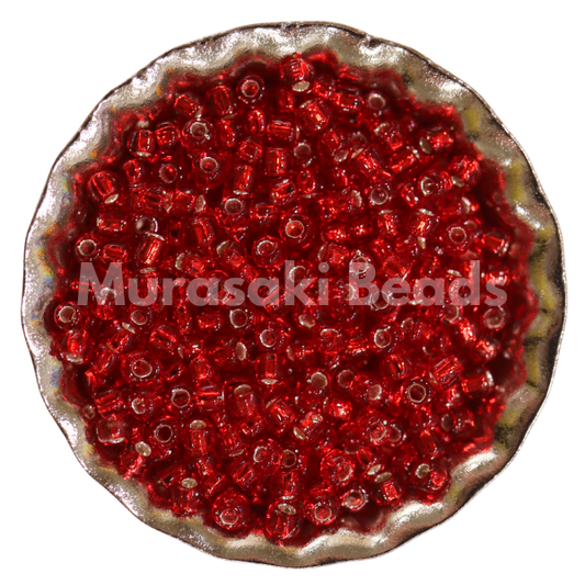 Murasaki Glass Seed Beads Size 15 - 11 Light Red