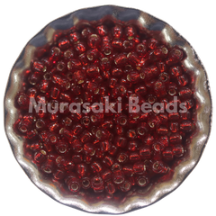 Murasaki Glass Seed Beads Size 15 - 11B Garnet