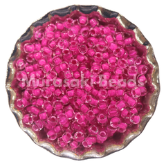 Murasaki Glass Seed Beads Size 15 - 209 Raspberry