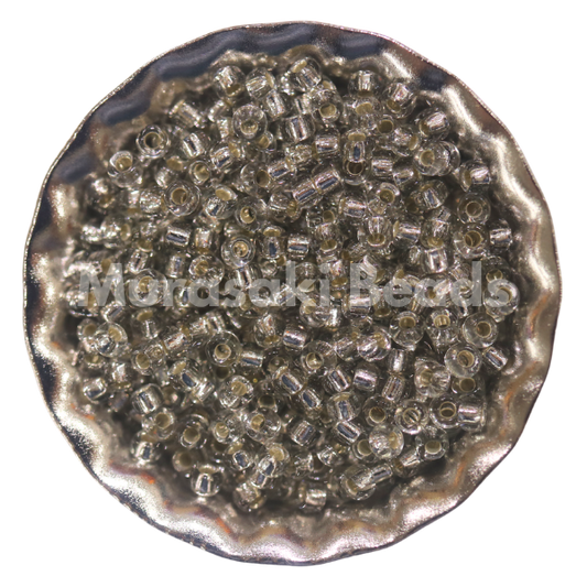 Murasaki Glass Seed Beads Size 15 - 21A Light Grey