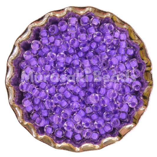 Murasaki Glass Seed Beads Size 15 - 222A Light Purple Neon