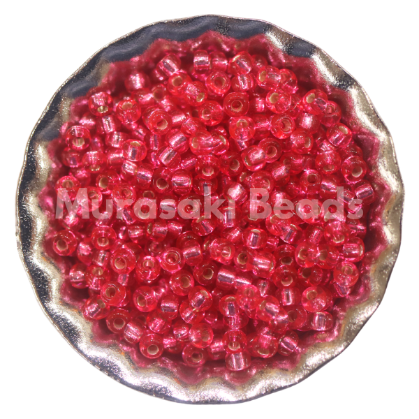 Murasaki Glass Seed Beads Size 15 - 23B Old Rose