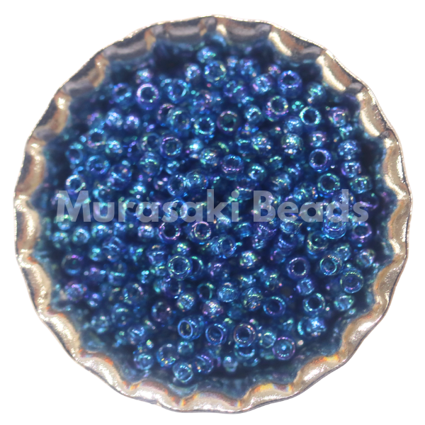 Murasaki Glass Seed Beads Size 15 - 299A Light Montana Blue Iridescent