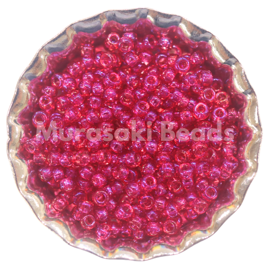 Murasaki Glass Seed Beads Size 15 - 299I Rose Iridescent