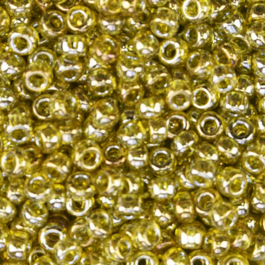 Murasaki Glass Seed Beads Size 15 - 318J Light Olive Luster