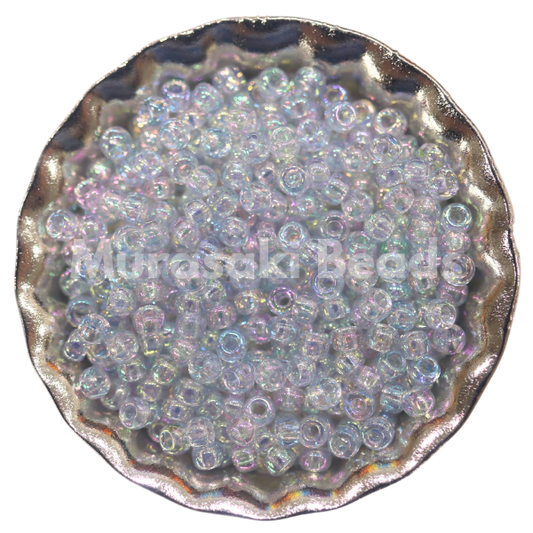 Murasaki Glass Seed Beads Size 15 - 325B Ice Blue Iridescent