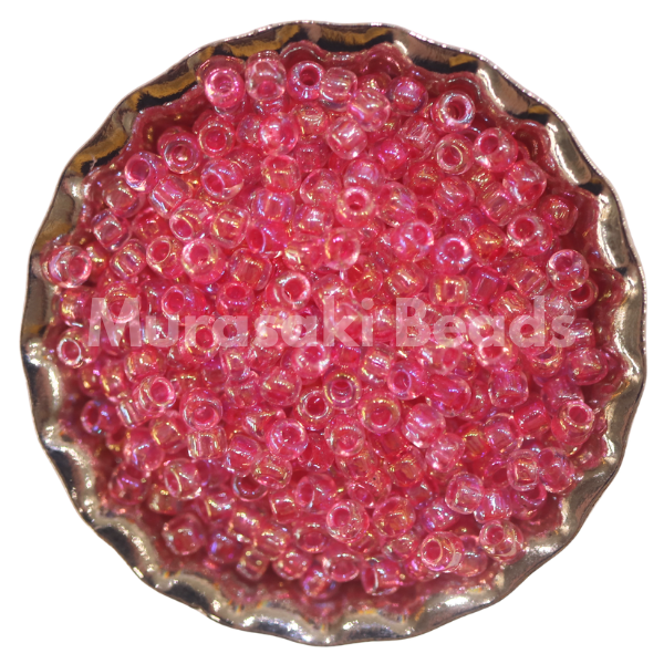 Murasaki Glass Seed Beads Size 15 - 355 Barbie Iridescent