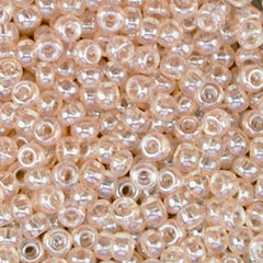 Murasaki Glass Seed Beads Size 15 - 365 Light Champagne Rose Luster