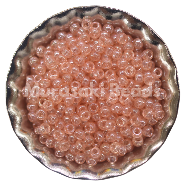 Murasaki Glass Seed Beads Size 15 - 366 Dark Champagne Rose Luster