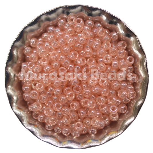 Murasaki Glass Seed Beads Size 15 - 366 Dark Champagne Rose Luster
