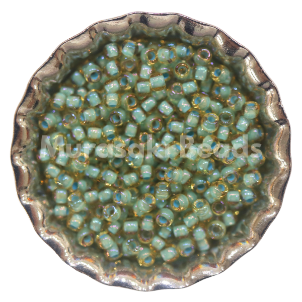 Murasaki Glass Seed Beads Size 15 - 374J Light Topaz