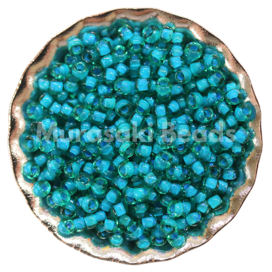 Murasaki Glass Seed Beads Size 15 - 399O Green Blue