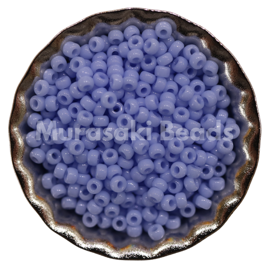 Murasaki Glass Seed Beads Size 15 - 413C Powder Blue