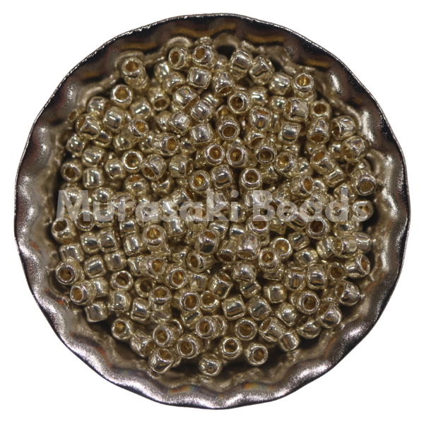 Murasaki Glass Seed Beads Size 15 - 470P Aluminum