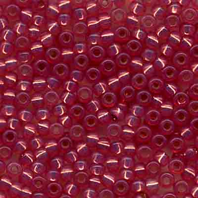 Murasaki Glass Seed Beads Size 15 - 585 Raspberry Opal