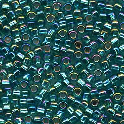 Murasaki Glass Seed Beads Size 15 - 643 Blue Zircon Iridescent