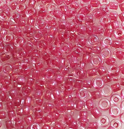 Murasaki Glass Seed Beads Size 15 - 714 Rose Chrome Luster