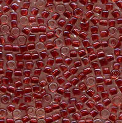 Murasaki Glass Seed Beads Size 15 - 715 Red Chrome Luster