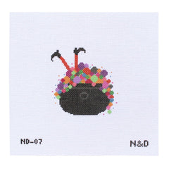 Nash and Daughters Needlepoint Colorful Bubble Cauldron Needlepoint Canvas