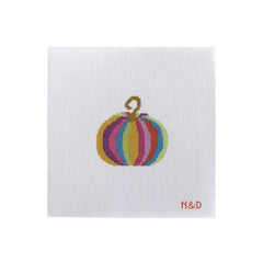 Nash and Daughters Needlepoint Colorful Pumpkin Needlepoint Canvas