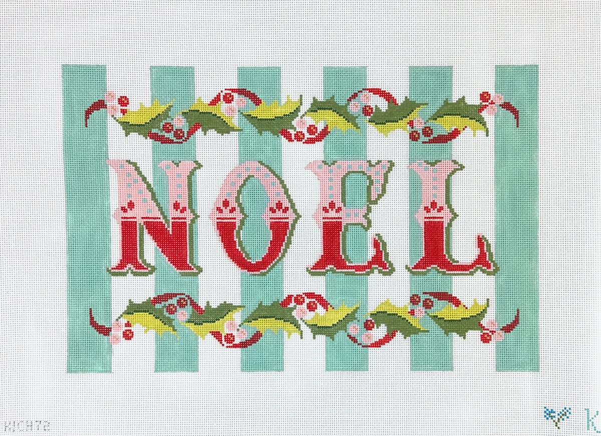 The Collection Designs Kay Irby Noel Pillow Needlepoint Canvas