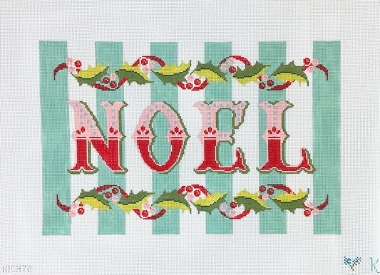 The Collection Designs Kay Irby Noel Pillow Needlepoint Canvas