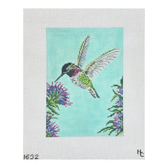 Needle Crossings Anna's Hummingbird Needlepoint Canvas