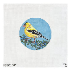 Needle Crossings Goldfinch Needlepoint Canvas