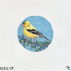 Needle Crossings Goldfinch Needlepoint Canvas