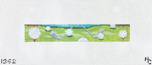 Needle Crossings Golf Key Fob Needlepoint Canvas