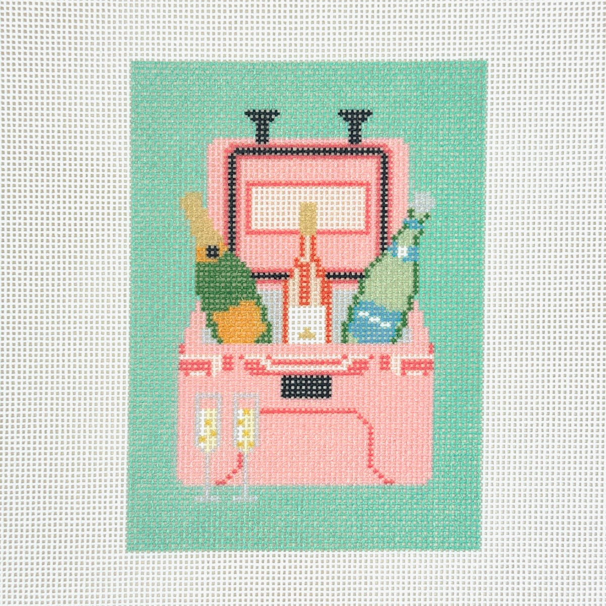 Needlepoint To Go Champagne Cooler Needlepoint Canvas