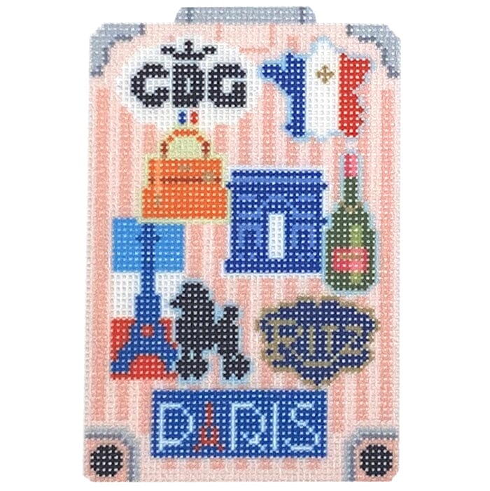 Needlepoint to Go Paris Globe Trotter Needlepoint Canvas