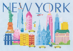 Needlepoint To Go New York Travel Pillow Needlepoint Canvas