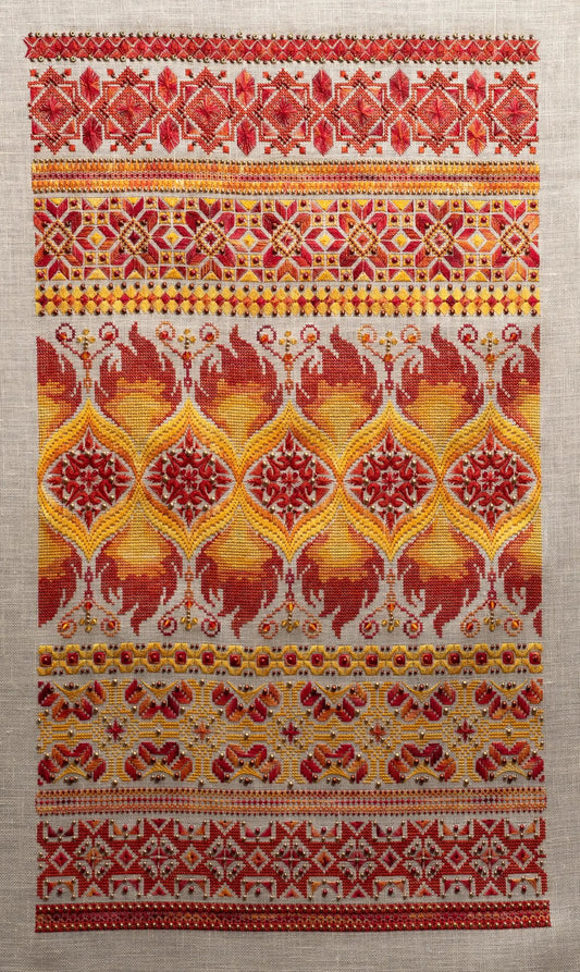 Northern Expressions Needlework Phoenix Band Sampler Cross Stitch Pattern