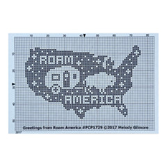 Open Road Abode Needleworks Greetings from Roam America Cross Stitch Pattern